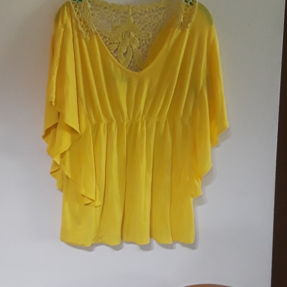Yellow blouse